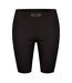 Womens/ladies Ribbed Cycling Shorts Off Black Fear Of God Essentials-2
