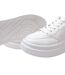 Womens/ladies Ari Casual Platform Trainers White Kappa-4