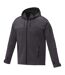 Mens Match Soft Shell Jacket Storm Grey Elevate-4