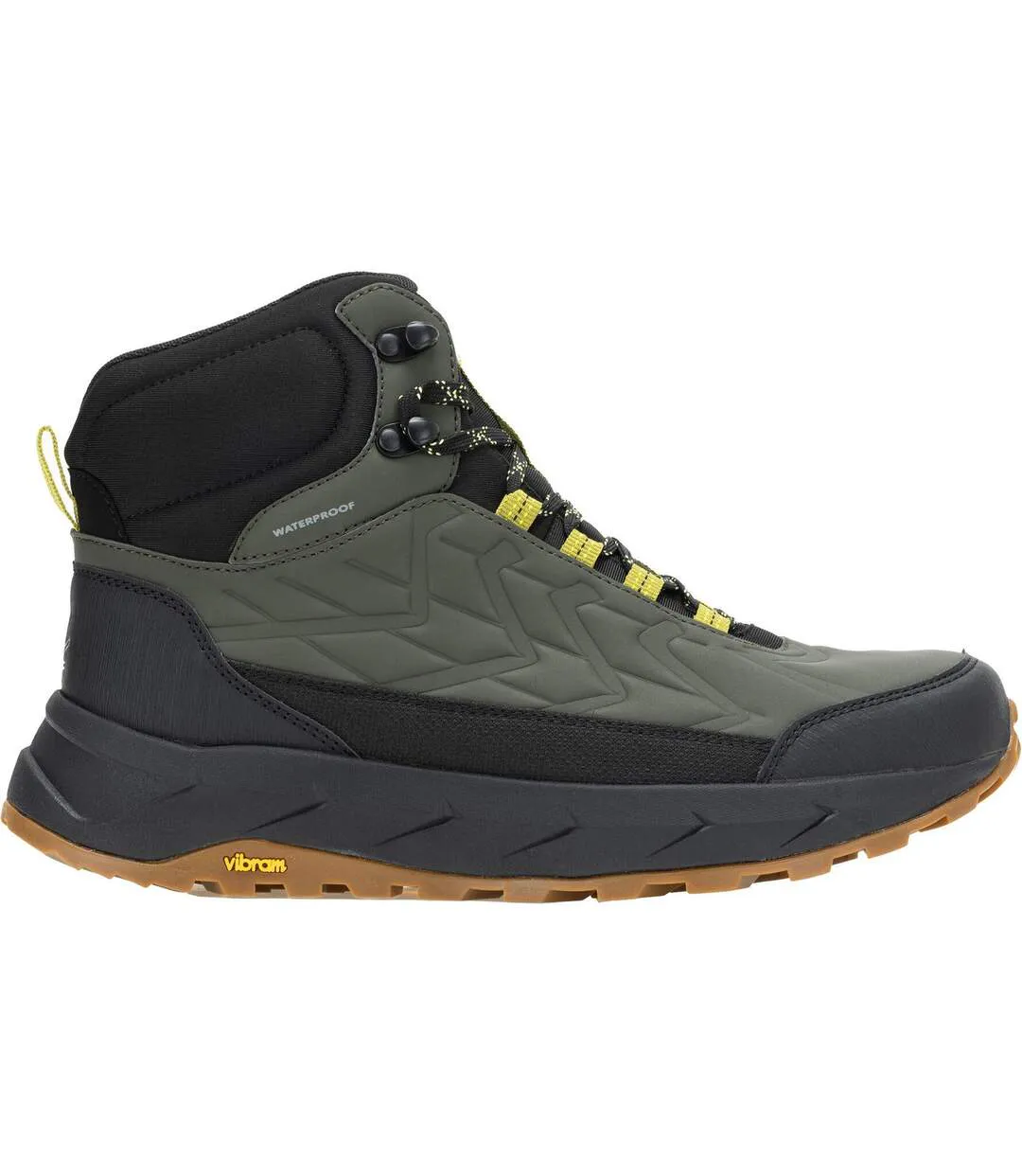 Chaussures Montantes De Marche Onyx Homme Kaki Foncé Vert Cyprès Regatta-1
