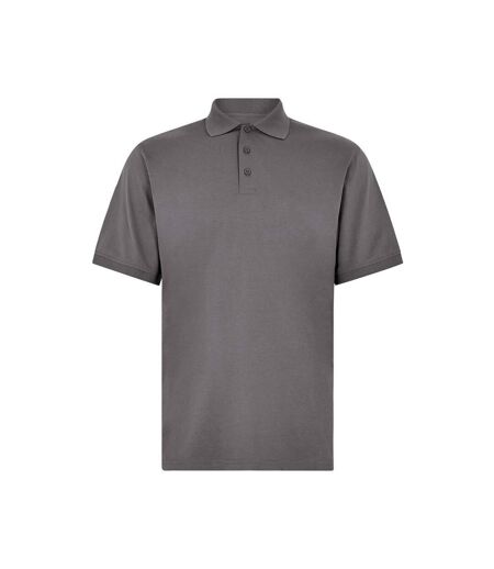 Unisex adult recycled superwash 60c regular polo shirt charcoal Kustom Kit