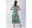 Robe longue femme fluide Esmeralda motif tropical Coton Du Monde-5