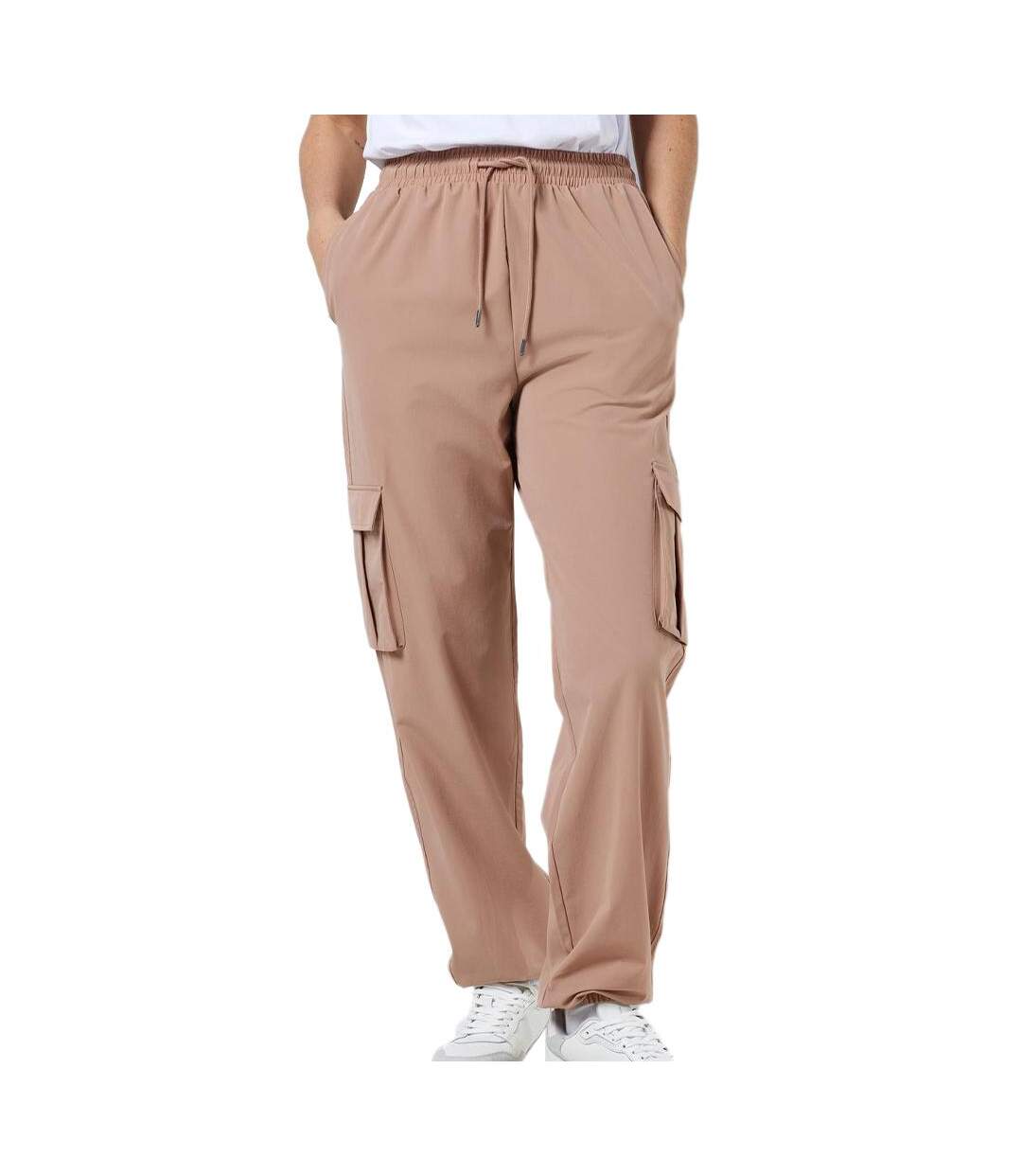 Pantalon fluide Marron Femme Noisy May Kirby - L-1