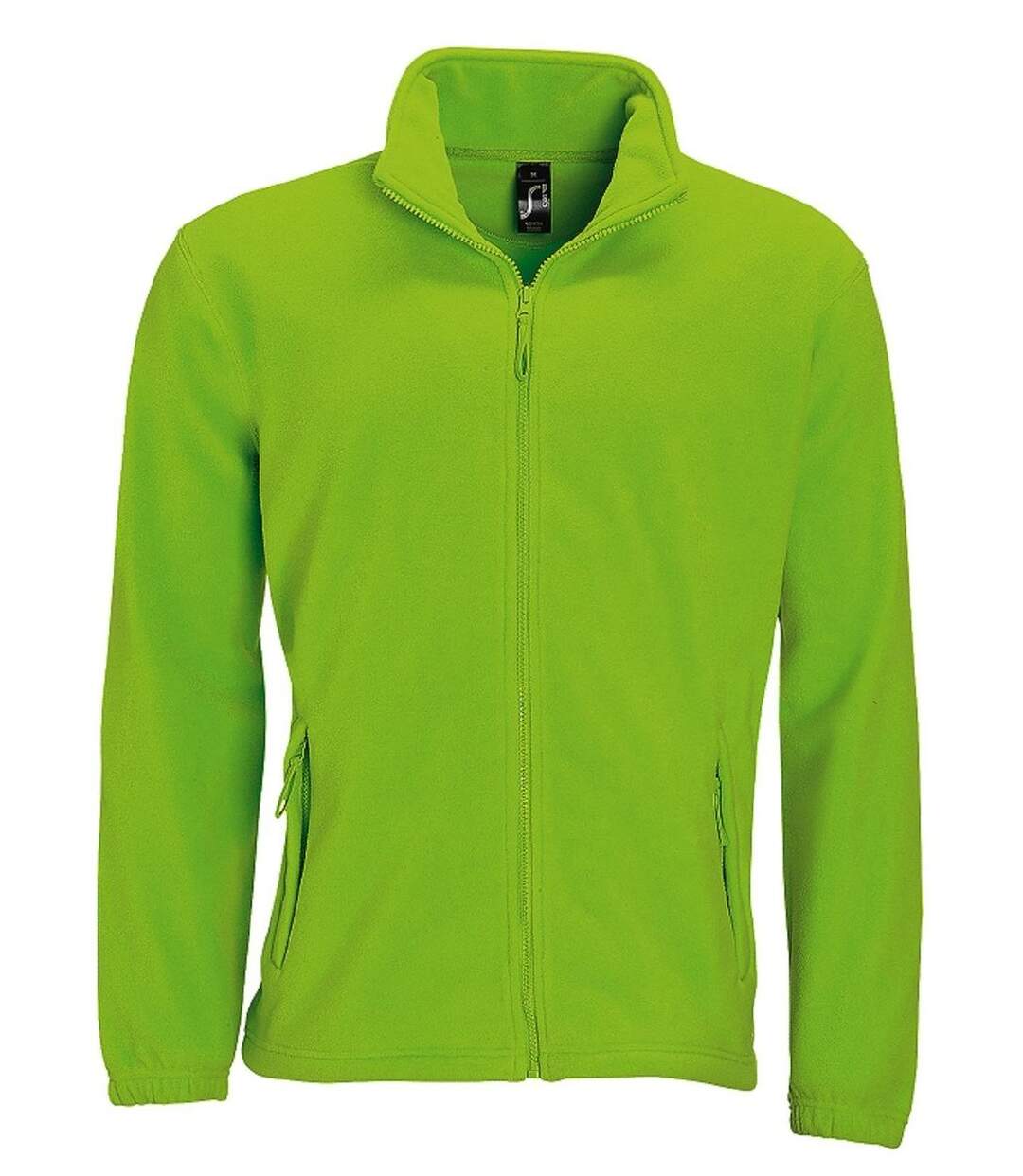 Veste polaire zip intégral - 55000 - vert lime