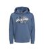 Sweat à capuche bleu homme jack & jones hawaii - l-3