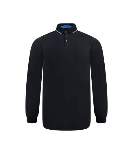 Polo Manches Longues Tyler D555 Homme Noir Duke