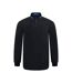 Polo Manches Longues Tyler D555 Homme Noir Duke-2