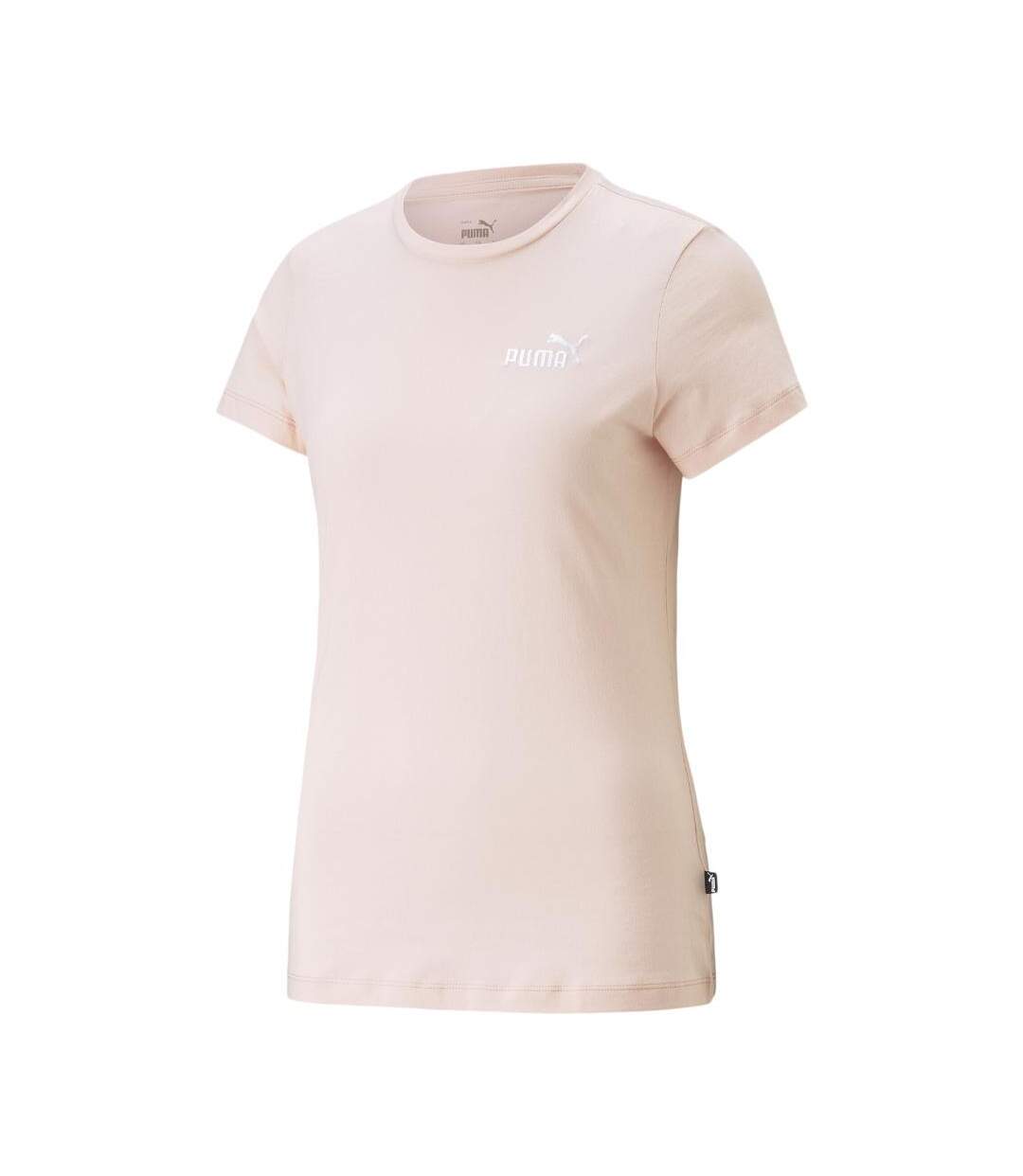 T-shirt rose femme puma ess+ embroid - l-1