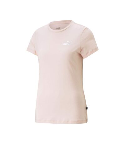 T-shirt rose femme puma ess+ embroid - l