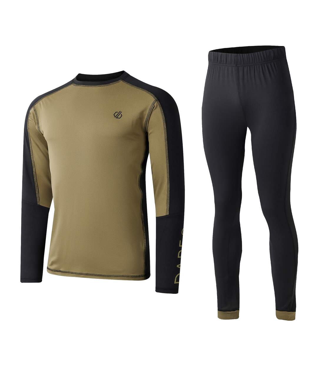 Ensemble Thermique Exchange Homme Noir Olive Dare 2B-2