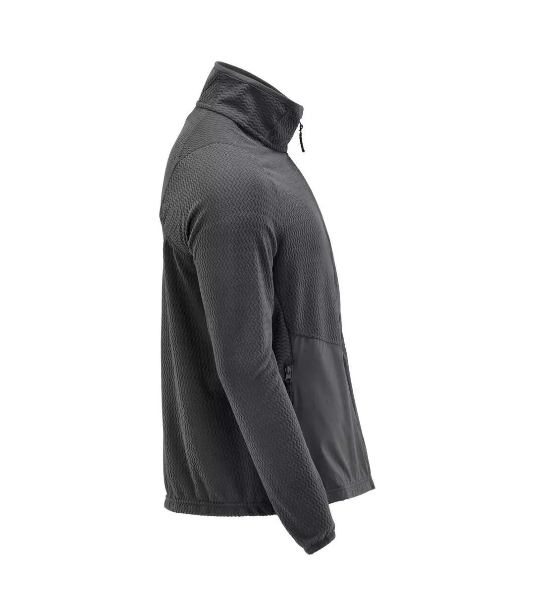 Mens Customised Patterned Fleece Jacket Stone Grey Mascot-4