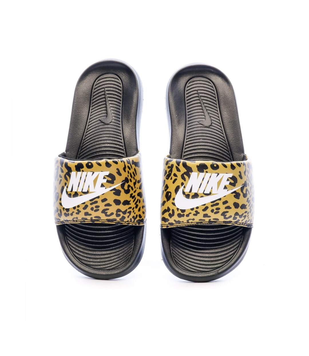 Claquettes noir/léopard femme nike victori one - 36.5-5