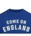 Unisex Adult  World Cup Graphic Print Cotton Blend T-shirt Blue England-3