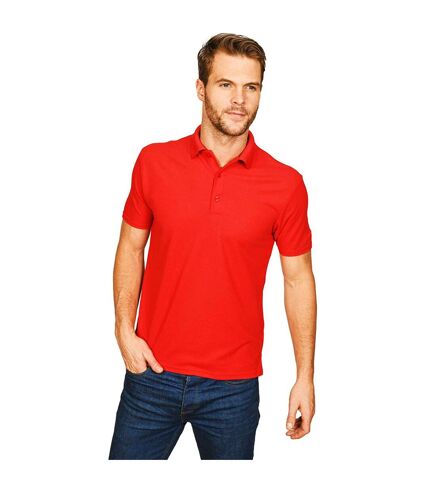 Casual Classics Mens Original Tech Pique Polo Shirt (Red)