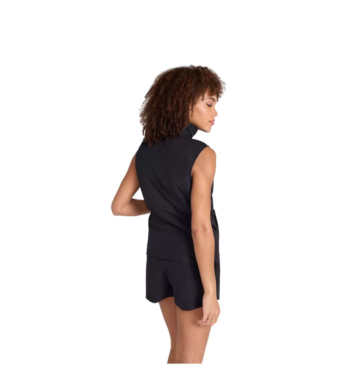 Veste Sans Manches Active Femme Noir Animal-3