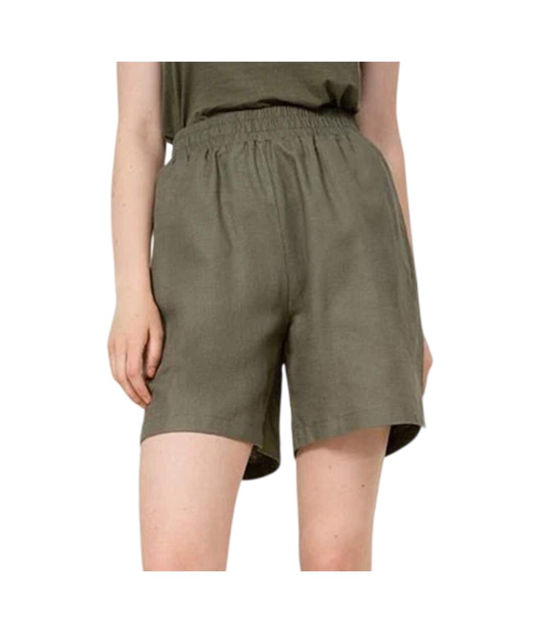 Short Motif/style Uni Femme Vert Outhorn-3