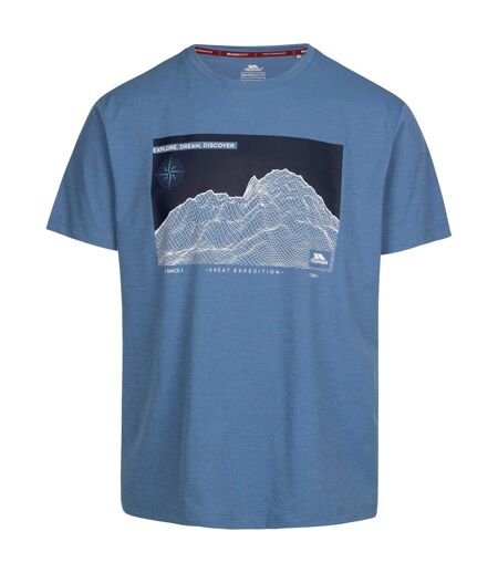 Trespass Mens Sirgis Mountain TP75 T-Shirt (Denim Blue)