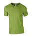 Mens softstyle ringspun t-shirt kiwi Gildan