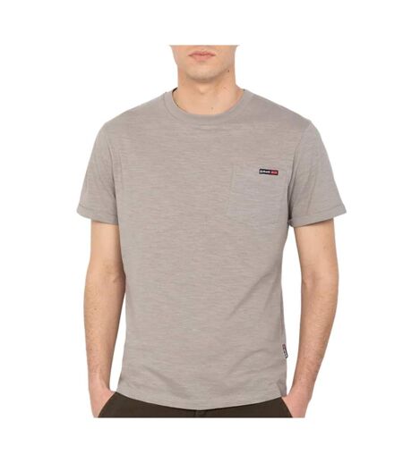 T-Shirt gris homme schott tskea1