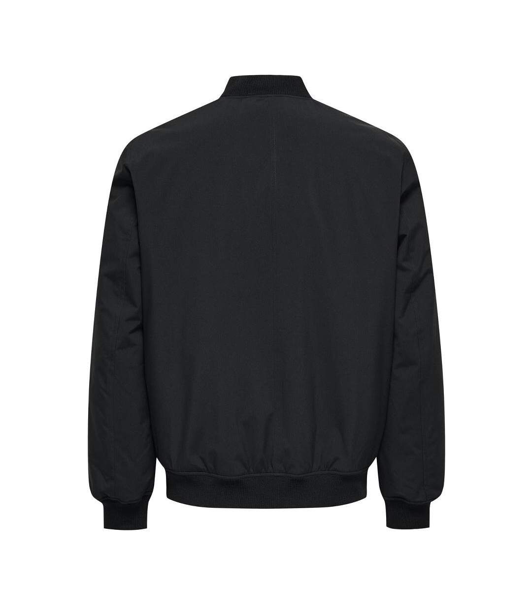 Bomber noir homme only & sons josh-2