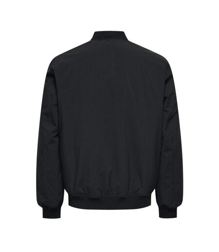 Bomber noir homme only & sons josh