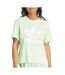 T-shirt vert femme adidas boxy - l-1