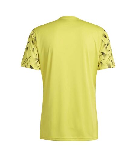 T-shirt Style Motif Géométrique Team Icon Homme Jaune Adidas