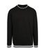 Sweat College Adulte Noir Blanc Build Your Brand-1