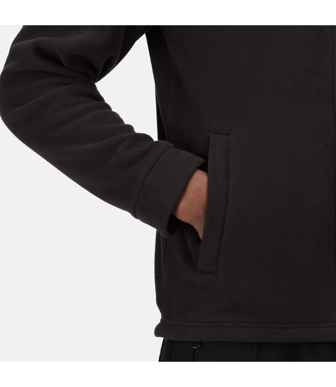 Regatta Mens Coverup Full Zip Fleece Jacket (Black) - UTRG6061