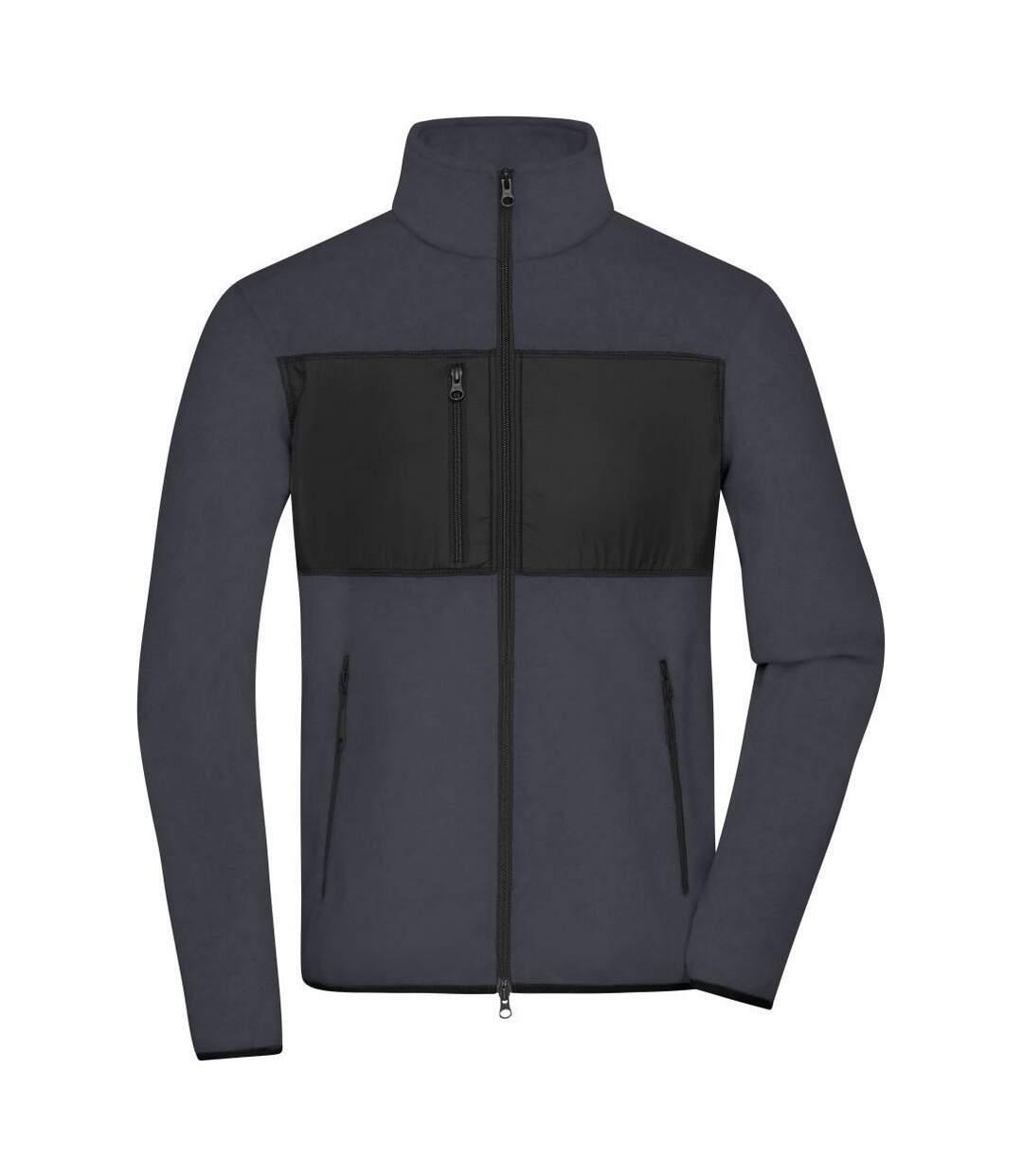 Veste Polaire Homme Carbone Noir James And Nicholson-1