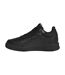 Boys Tensaur 3 Leather Trainers Triple Black Adidas-3