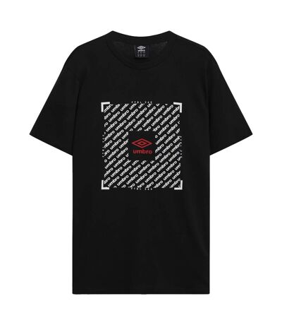 Mens ftbl graphic t-shirt black Umbro