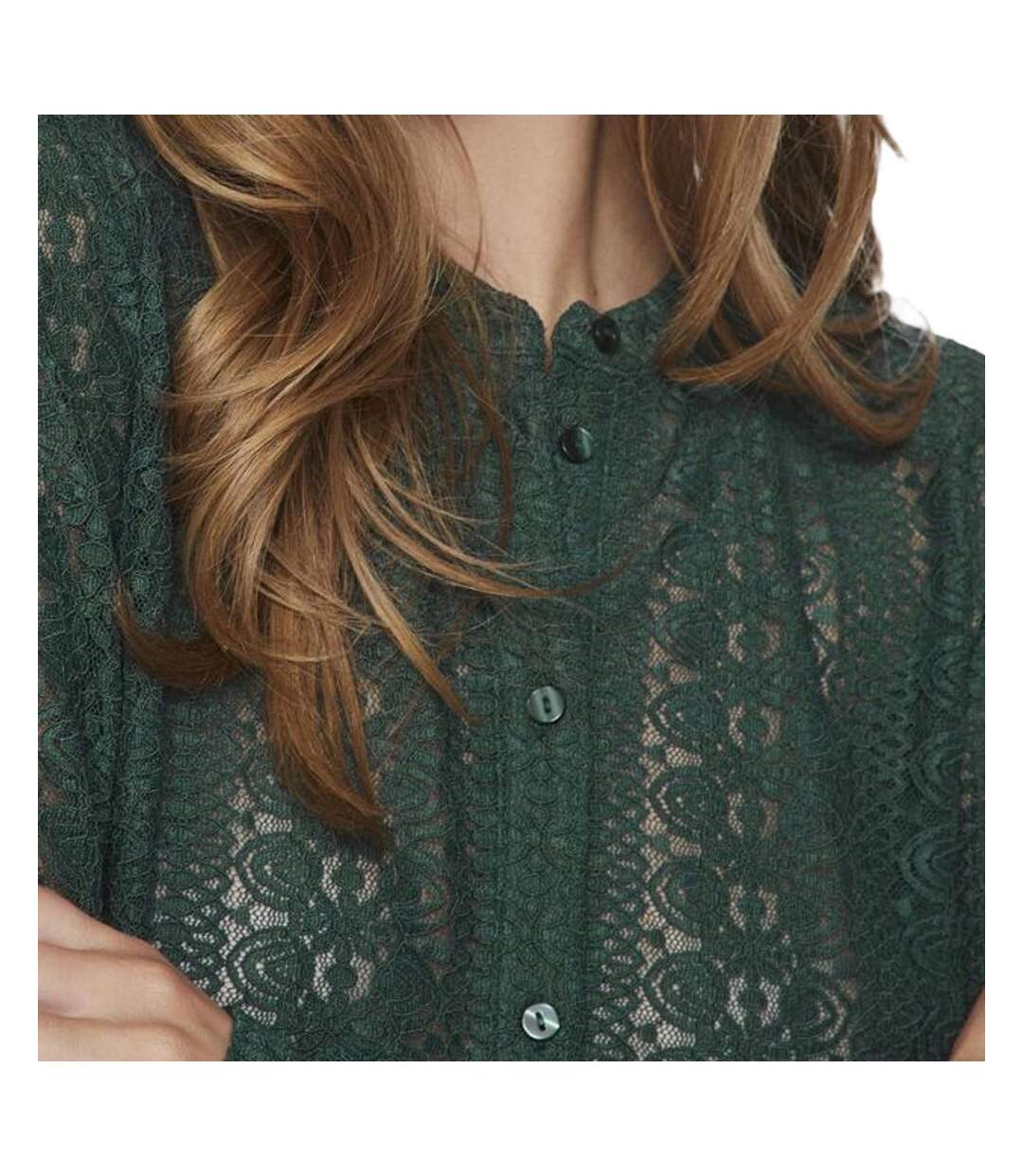 Blouse Verte Femme Vila Chikka - L-3