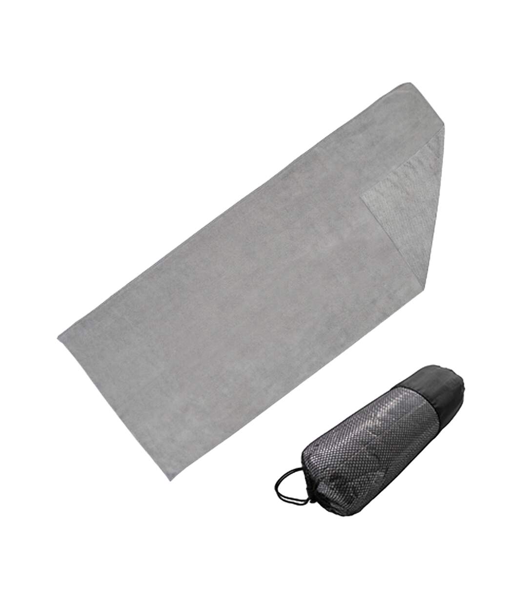 Serviette Pour Tapis De Yoga 175 Cm X 65 Cm Gris L-Merch-2