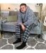 1 Pack Mens Soft Plush Lined Slipper Bed Socks-4
