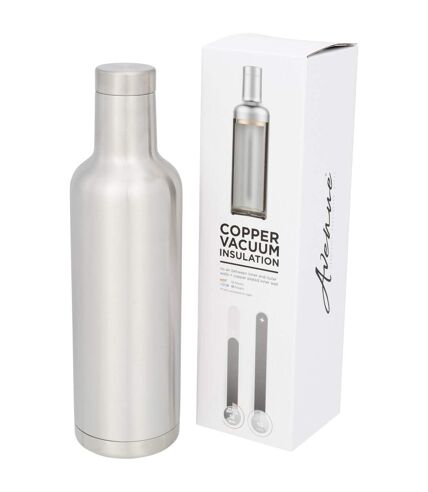 Avenue Pinto Copper Vacuum Insulated Bottle (Silver) (One Size) - UTPF2134