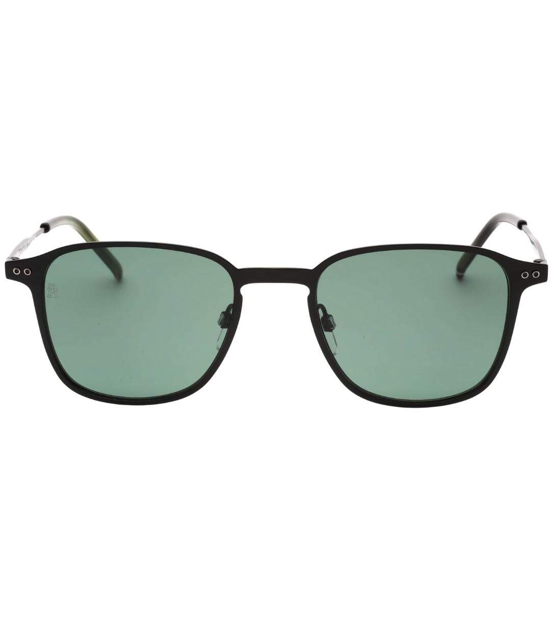 Lunettes De Soleil Motif Mat Homme Taille Unique Noir Vert Tommy Hilfiger-1