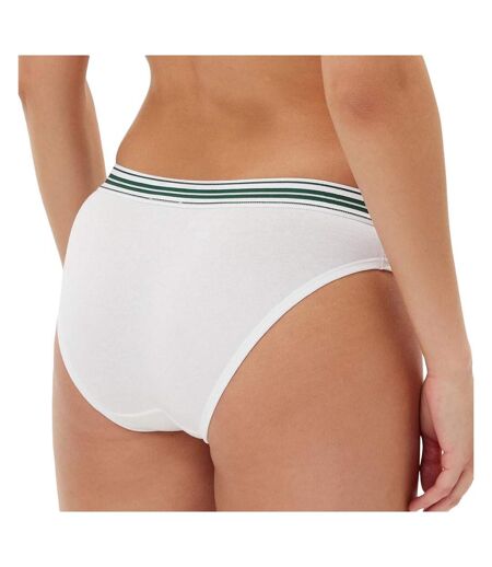 String blanc/vert femme lacoste more