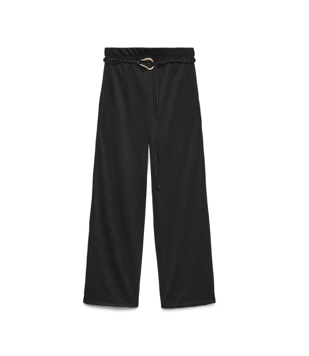 Pantalon fluide noir femme vero moda louisa-1