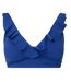 Haut De Maillot De Bain Motif/style Volanté Femme Bleu Saphir Ralph Lauren-2