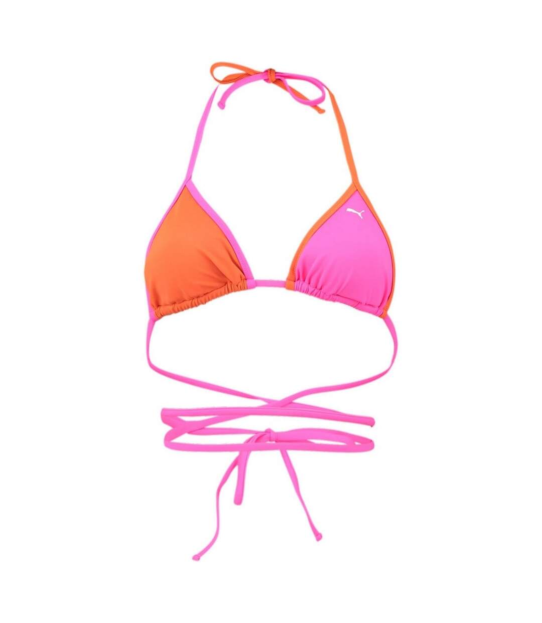 Haut De Maillot De Bain Motif/style Triangle Femme Rose Puma-1