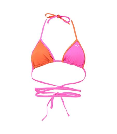 Haut De Maillot De Bain Motif/style Triangle Femme Rose Puma
