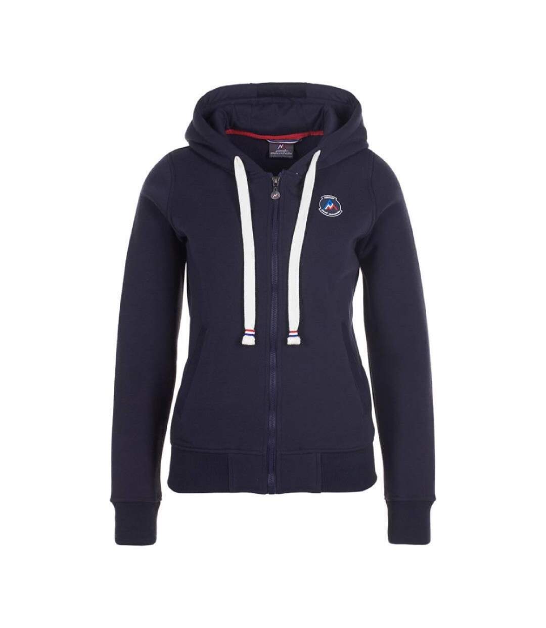 Sweat molleton zippé à capuche femme APILOT-1