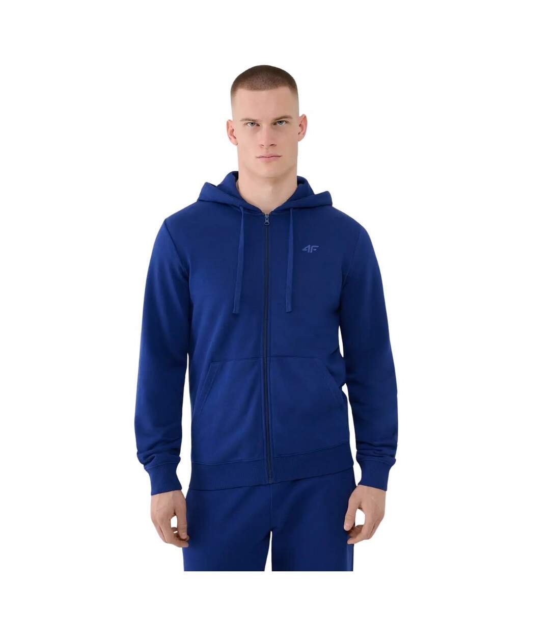 Veste À Capuche Wmm00tswsm1768 Homme Bleu Marine 4F-1
