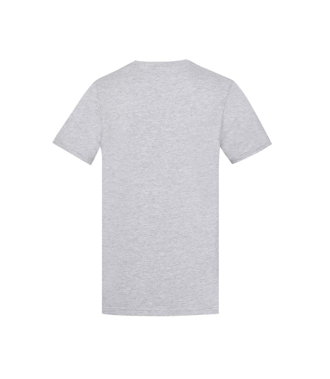 Tee shirt homme col rond chiné en coton 160GSM et logo imprimé 729281 Umbro-3