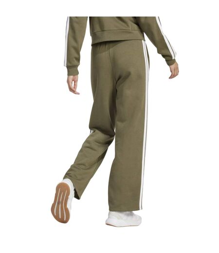 Pantalon De Jogging Motif/style 3 Rayures Essential Femme Kaki Adidas