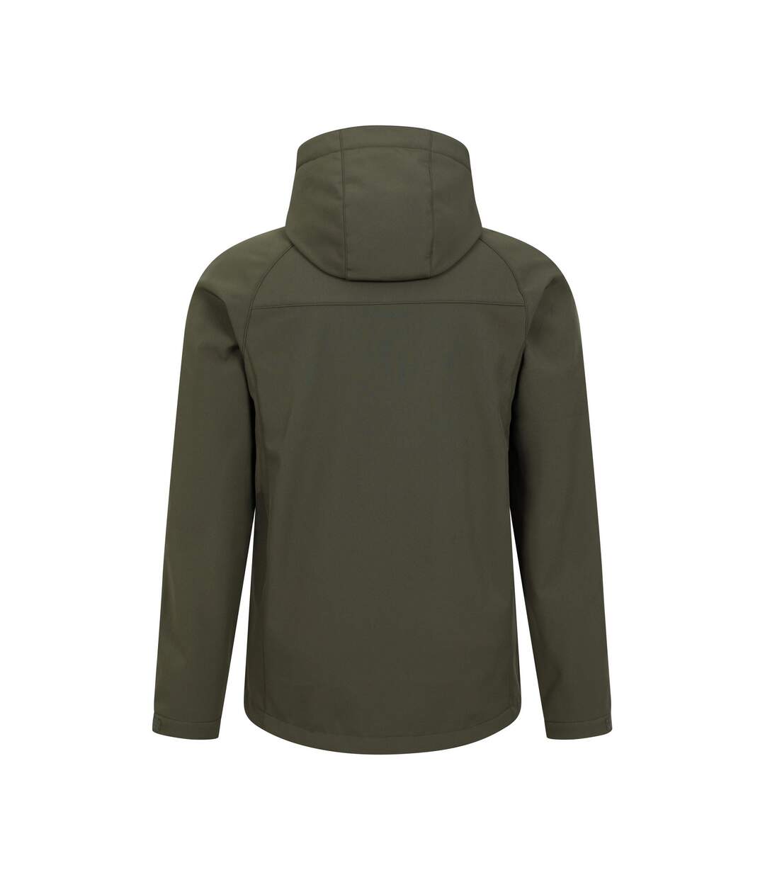 Mens Exodus Waterproof Soft Shell Jacket Dark Khaki Mountain Warehouse-2