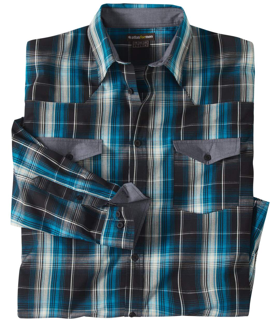 Men's Black Checked Shirt 