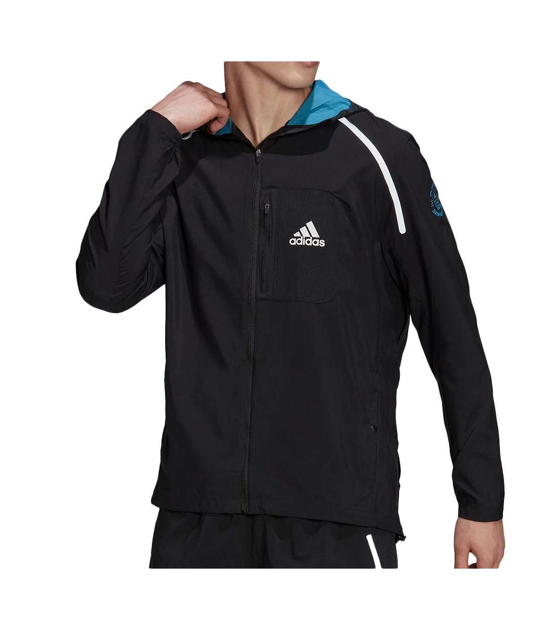 Veste Noire Homme Adidas Marathon - L-1