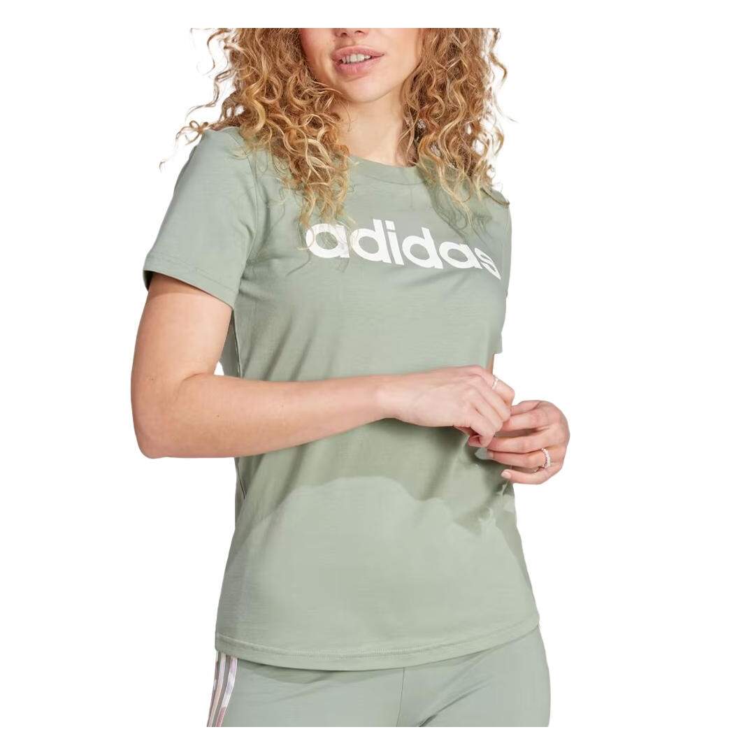 T-shirt Vert Femme Adidas ID0035 - L-1